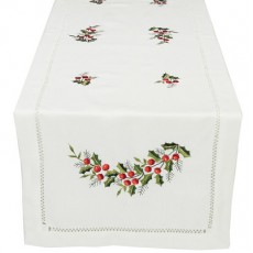 Cotton Embroidered Table Runner 02